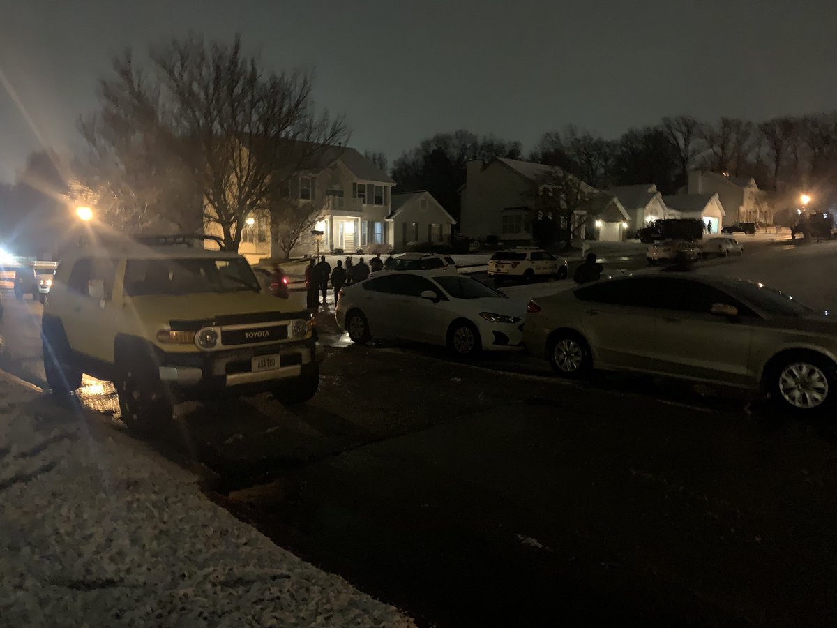Saint Louis Co. Police are   searching for a suspect. They say they found another shooting victim, a man, inside the home who was pronounced dead on the scene.  A woman was also shot.   The hours long standoff is over.  