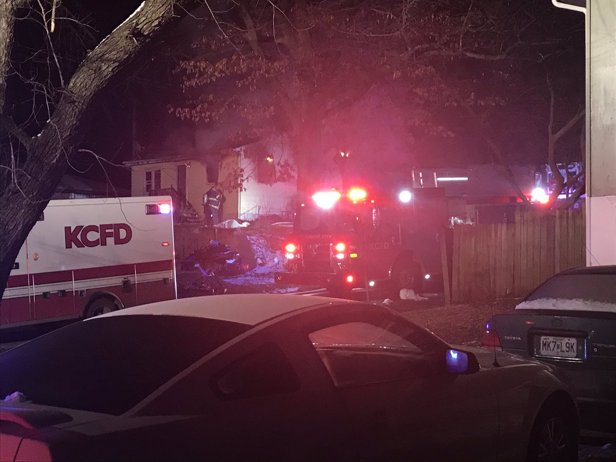 House fire in the Northland. KCMOFireDept is on Seattle Ave working to put out a fire near Claycomo.