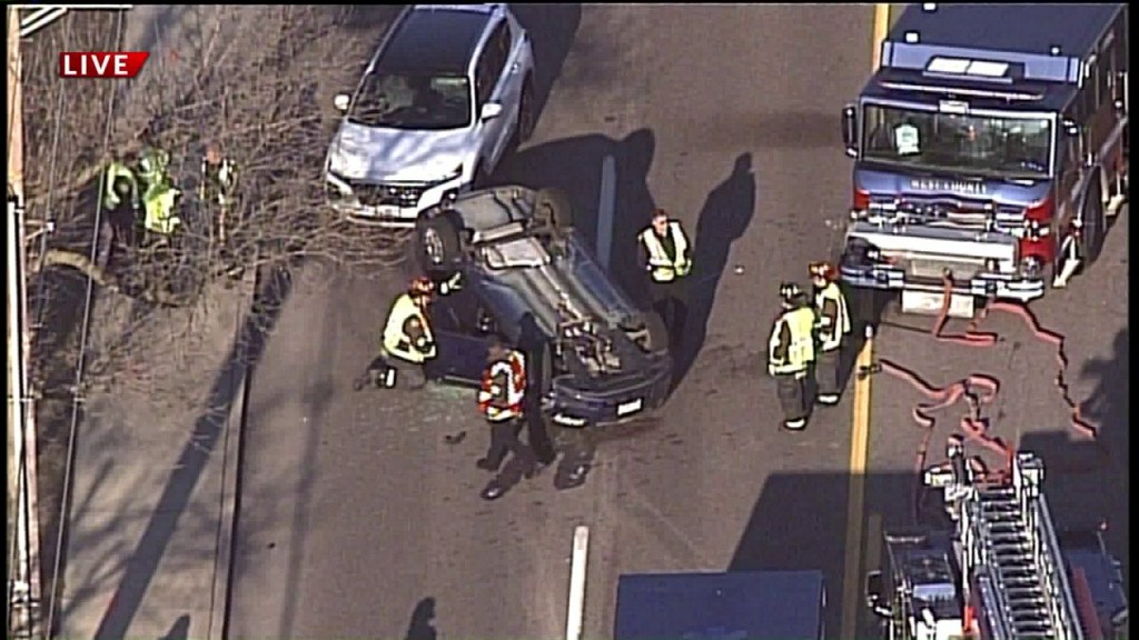 Person pulled from overturned vehicle on Big Bend in Manchester  near the intersection of Big Bend and Tree Top Trail