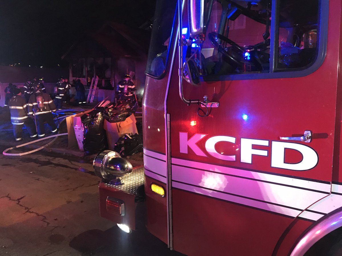 KCFD is on the scene of a single story house fire in the 3600 block of E. 30th St. Initial report is no injuries and cause under Investigation. 