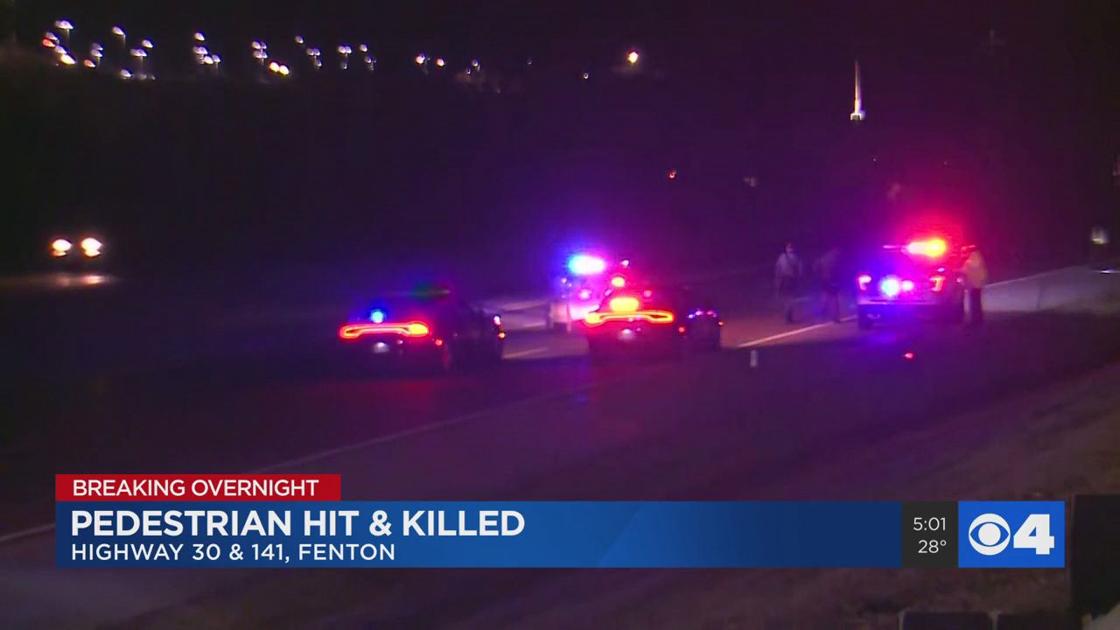Man killed by truck while standing on highway near Fenton overnight,  in the westbound lanes of Highway 30 west of Highway 141