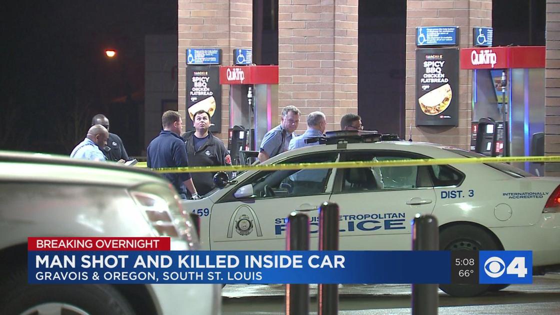 Man found shot to death in car in parking lot of South City gas station on Potomac near California and then drove to the QuikTrip on Gravois near Oregon in the Tower Grove East neighborhood. 