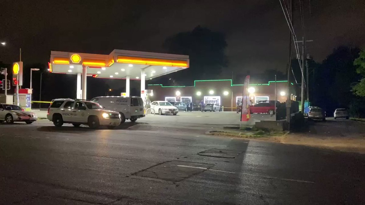 OVERNIGHT..up to 33 evidence markers down at the Shell station on N Florissant. No shooting report