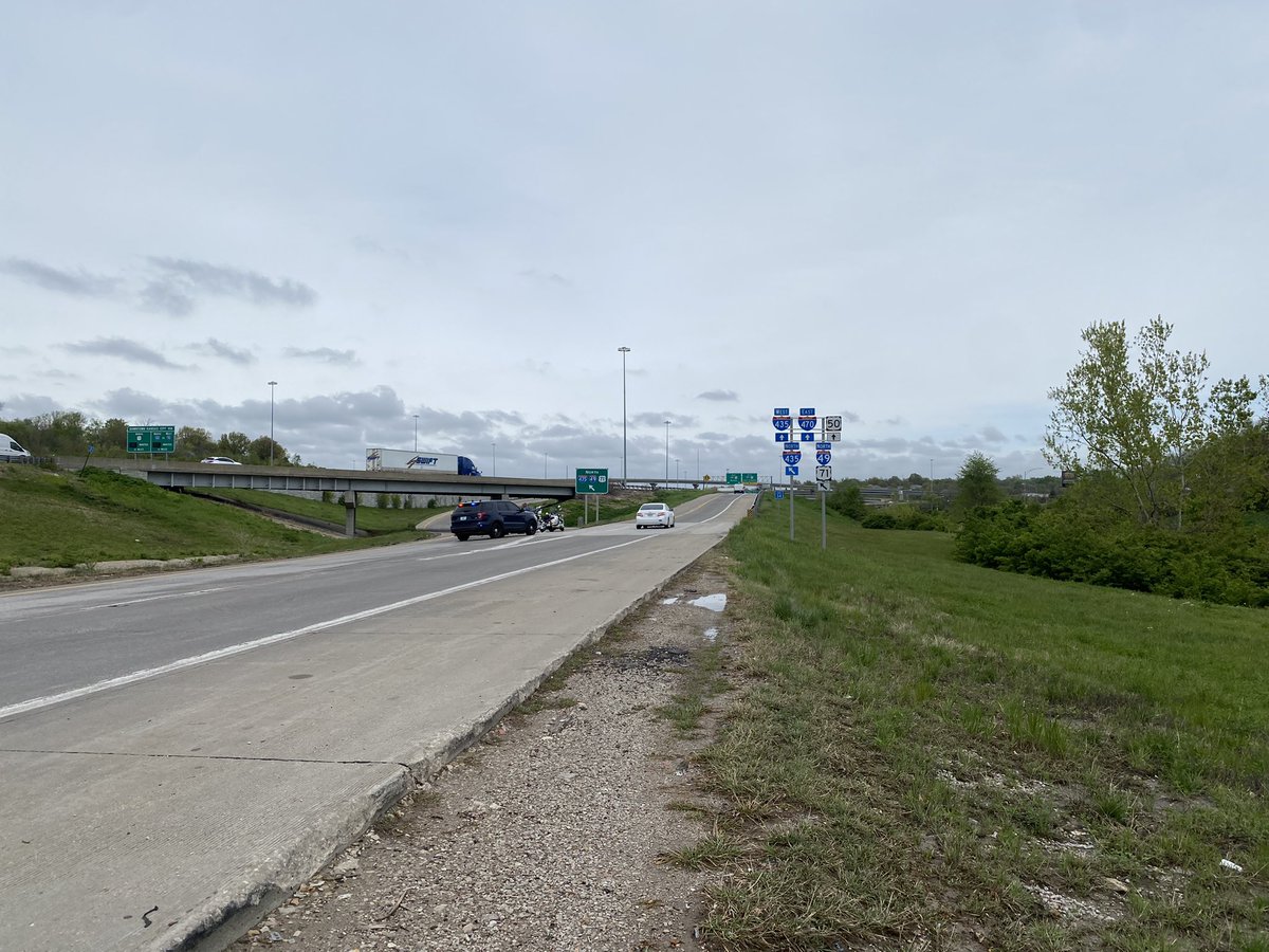 shooting investigation shuts down NB lanes of I-49 at Red Bridge. KCPD says a shooting victim was taken to the hospital with critical injuries. 