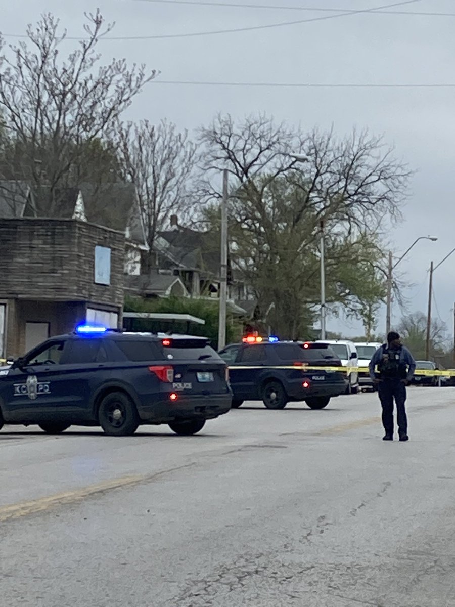 Detectives investigating homicide at 37th and Prospect. Officers responded on shooting call at 10:41am. Upon arrival victim found unresponsive. This homicide occurred two blocks from the scene of a homicide that was investigated last night