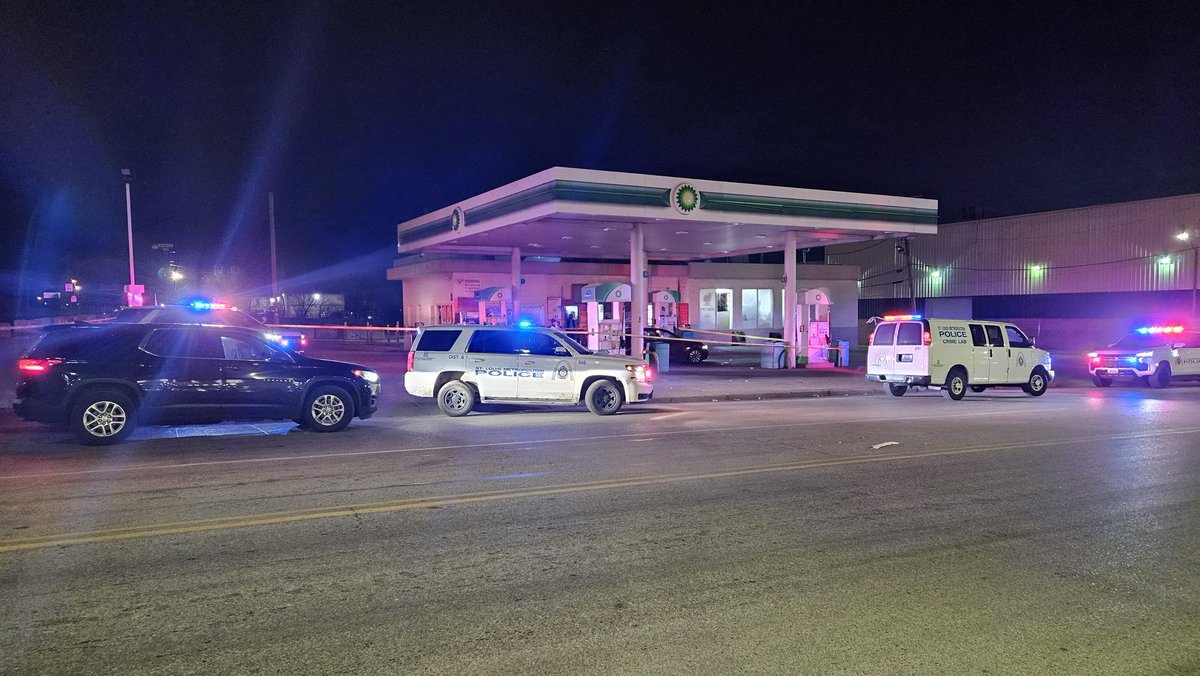 St. Louis police are investigating a scene at Broadway & East Grand. A woman was shot on West Florissant near I-70. Police believe, at this time, that she was struck by random gunfire and not targeted. The woman sustained a gunshot wound to the face but is expected to recover