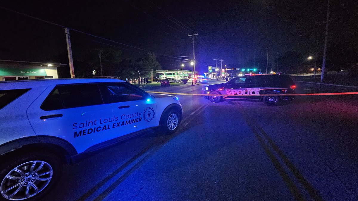 Police in Ferguson are investigating a double shooting in the 1000 block of South Florissant road. One person has been pronounced deceased at the scene. Another transported to a hospital in critical/unstable condition