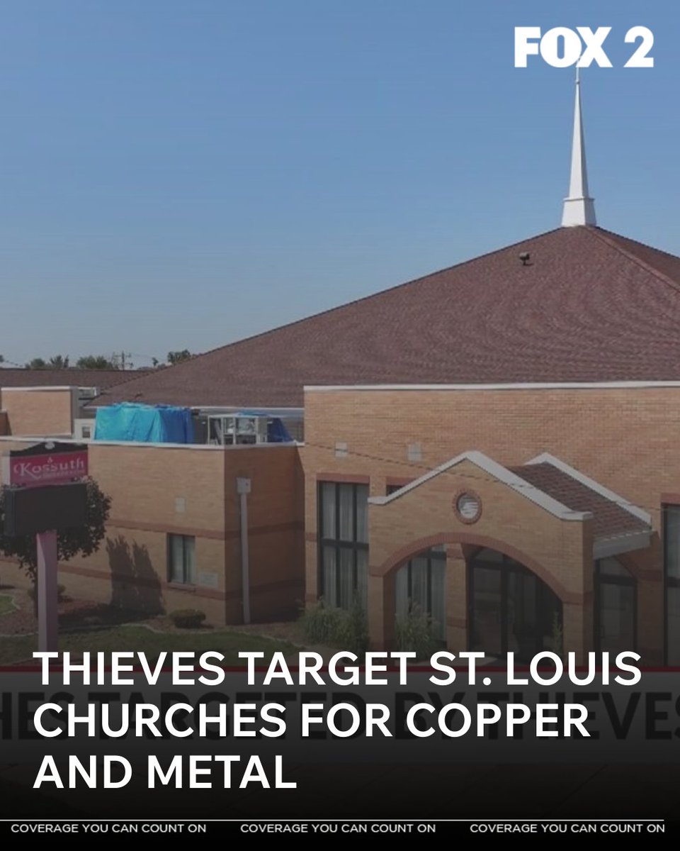 St. Louis Police are investigating a wave of thefts targeting more than 30 buildings across the city since July, with several local churches among the damaged properties
